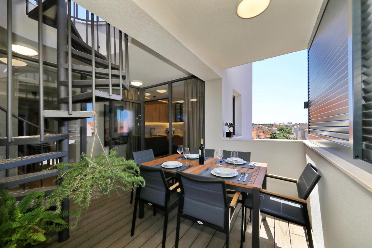 Penthouse Diem - Private Pool With Sea View Zadar Exterior foto