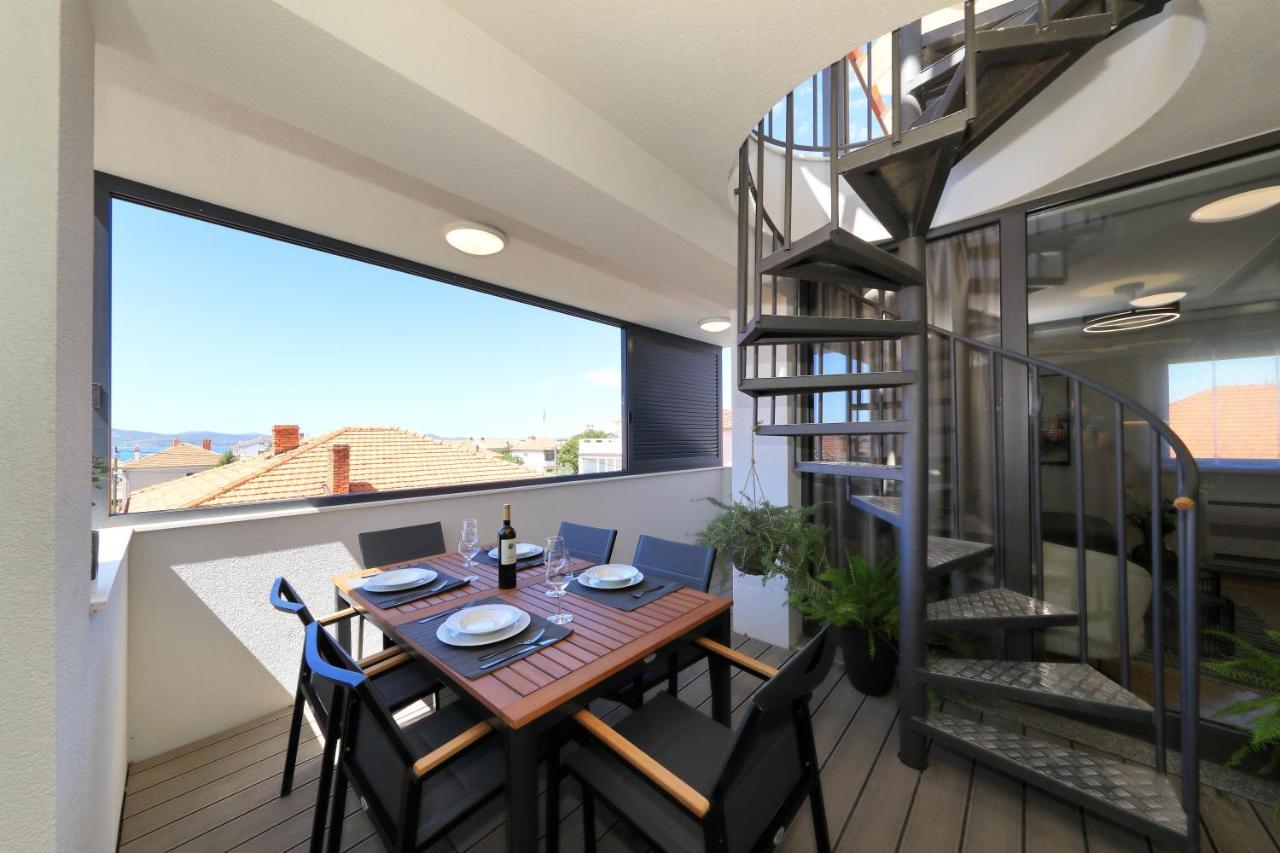Penthouse Diem - Private Pool With Sea View Zadar Exterior foto